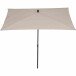 Sonnenschirm >City< in anthrazit, natur - 140x235x210 (BxHxT)