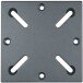 Bodendübel >Universal< in anthrazit, Stahl pulverbeschichtet - 16x1,5x16 (BxHxT)