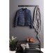 Garderobenleiste >Padova< in Schwarz, Massivholz - 5x2x70cm (BxHxT)