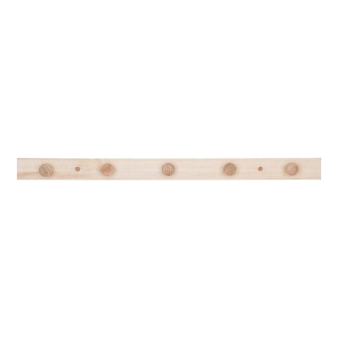 Garderobenleiste >Abano< in Beige, Pappel - 1,5x5x70cm (BxHxT)