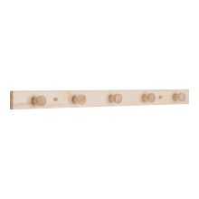 Garderobenleiste >Abano< in Beige, Pappel - 1,5x5x70cm (BxHxT)