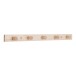 Garderobenleiste >Abano< in Beige, Pappel - 1,5x5x70cm (BxHxT)