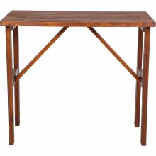 Bartisch >Tessin< in braun, Kiefernholz lasiert - 125x108x78,5cm (BxHxT)
