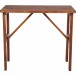 Bartisch >Tessin< in braun, Kiefernholz lasiert - 125x108x78,5cm (BxHxT)