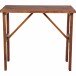Bartisch >Tessin< in braun, Kiefernholz lasiert - 125x108x78,5cm (BxHxT)