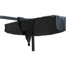 Sonnenschirm-Schutzhülle >Enna< in anthrazit, 100% Polyester - 252x40x39 (BxHxT)