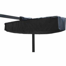 Sonnenschirm-Schutzhülle >Enna< in anthrazit, 100% Polyester - 252x40x39 (BxHxT)