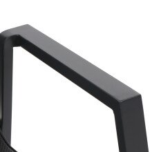 Gartenstuhl >Reno< in matt anthrazit, grau - 65x88x56 (BxHxT)