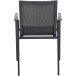 Gartenstuhl >Reno< in matt anthrazit, grau - 65x88x56 (BxHxT)