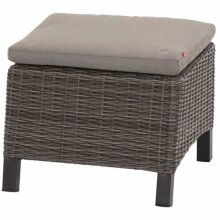 Gartenlounge-Hocker >Corido< in matt anthrazit,...