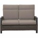 Gartenbank >Corido< in matt anthrazit, charcoal grey, taupe-meliert