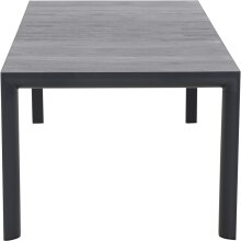 Gartentisch >Silva< in matt anthrazit, wood grey - 220x74x100 (BxHxT)