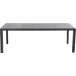Gartentisch >Silva< in matt anthrazit, wood grey - 220x74x100 (BxHxT)