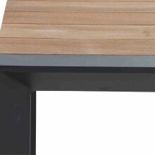 Esstisch >Zurigo< in matt anthrazit - 180x74x90 (BxHxT)