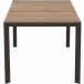 Esstisch >Zurigo< in matt anthrazit - 180x74x90 (BxHxT)