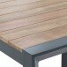 Esstisch >Zurigo< in matt anthrazit - 180x74x90 (BxHxT)