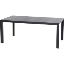 Gartentisch >Silva< in matt anthrazit, wood grey -...