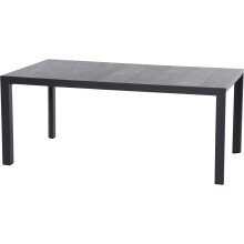Gartentisch >Silva< in matt anthrazit, wood grey -...