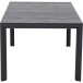 Gartentisch >Silva< in matt anthrazit, wood grey - 180x74x100 (BxHxT)