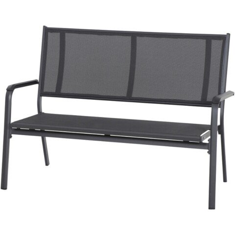 Gartenbank >Tesoro< in matt anthrazit - 68x98x138,5 (BxHxT)
