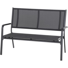 Gartenbank >Tesoro< in matt anthrazit - 68x98x138,5...