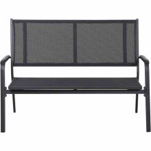 Gartenbank >Tesoro< in matt anthrazit - 68x98x138,5...