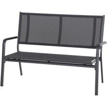 Gartenbank >Tesoro< in matt anthrazit - 68x98x138,5...