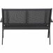 Gartenbank >Tesoro< in matt anthrazit - 68x98x138,5 (BxHxT)