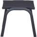 Gartenlounge-Hocker >Tesoro< in matt anthrazit - 52x45x52 (BxHxT)