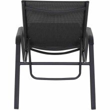 Gartenliege >Tesoro< in matt anthrazit - 195x108x69,5 (BxHxT)