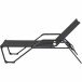 Gartenliege >Tesoro< in matt anthrazit - 195x108x69,5 (BxHxT)