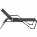 Gartenliege >Tesoro< in matt anthrazit - 195x108x69,5 (BxHxT)