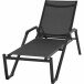 Gartenliege >Tesoro< in matt anthrazit - 195x108x69,5 (BxHxT)