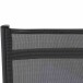 Gartenstuhl >Tesoro< in matt anthrazit, silber-schwarz - 68x110x60 (BxHxT)
