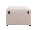 Sitztruhe >54945< in creme, MDF, Textilgewebe Cord - 58x42x39cm (BxHxT)