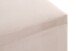 Sitztruhe >54945< in creme, MDF, Textilgewebe Cord - 58x42x39cm (BxHxT)