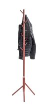 Garderobenständer >52426< in rot, Metall - 173x48cm (HxD)
