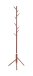 Garderobenständer >52426< in rot, Metall - 173x48cm (HxD)