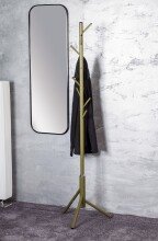Garderobenständer >52926< in grün, Metall - 173x48cm (HxD)