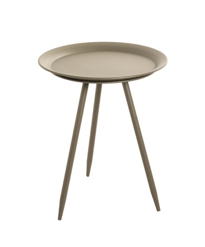 Beistelltisch >20910< in grün, Metall - 47x38cm (HxD)