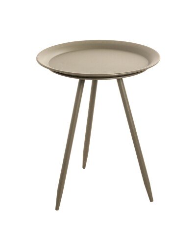 Beistelltisch >20910< in grün, Metall - 47x38cm (HxD)
