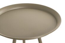 Beistelltisch >20910< in grün, Metall - 47x38cm (HxD)