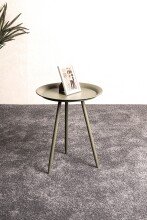 Beistelltisch >20910< in grün, Metall - 47x38cm (HxD)