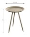 Beistelltisch >20910< in grün, Metall - 47x38cm (HxD)
