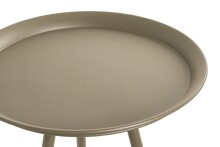 Beistelltisch >20911< in grün, Metall - 54x44cm (HxD)
