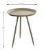 Beistelltisch >20911< in grün, Metall - 54x44cm (HxD)