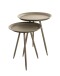 Beistelltisch >20911< in grün, Metall - 54x44cm (HxD)
