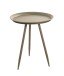 Beistelltisch >20911< in grün, Metall - 54x44cm (HxD)
