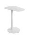 Beistelltisch >52397< in weiß, Metall - 53x60x38cm (BxHxT)