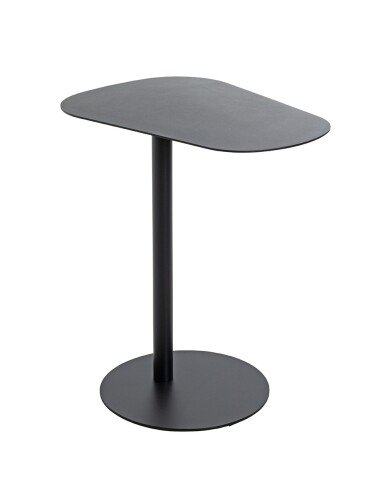 Beistelltisch >52597< in schwarz, Metall - 53x60x38cm (BxHxT)